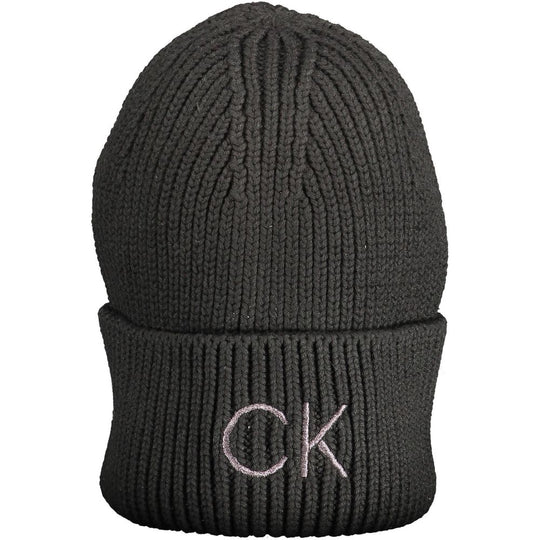 Calvin Klein Schwarzer Baumwollhut für Frauen