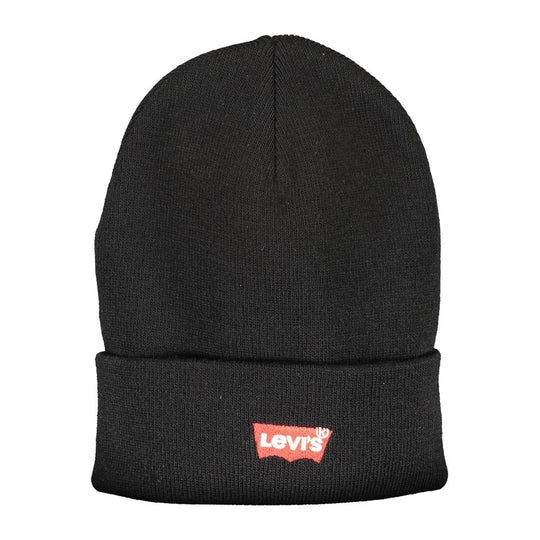 Levi's Schwarzes Acryl Männer Kappe