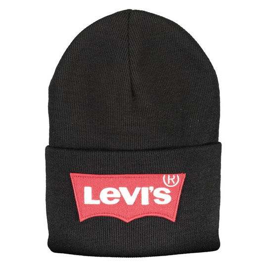 Levi's Schwarzes Acryl Männer Kappe