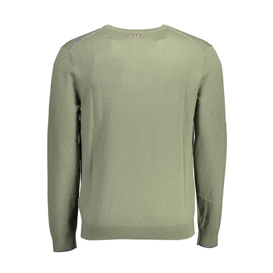 Napapijri Grüner Pullover aus Wolle für Männer
