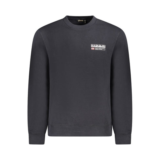 Napapijri Schwarzer Baumwollpullover für Männer