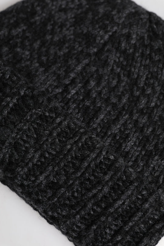 Dolce & Gabbana Graue Kaschmir-Strickmütze Winter Beanie