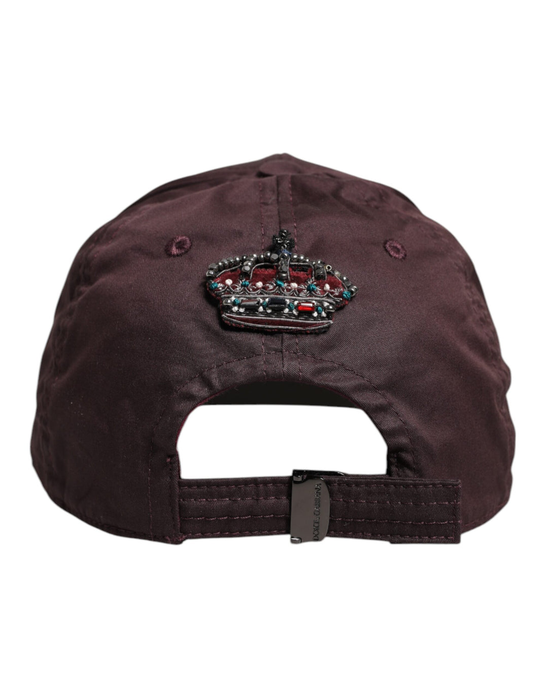 Dolce & Gabbana Braune Baumwolle DG Crown 6 Panels Baseball Cap
