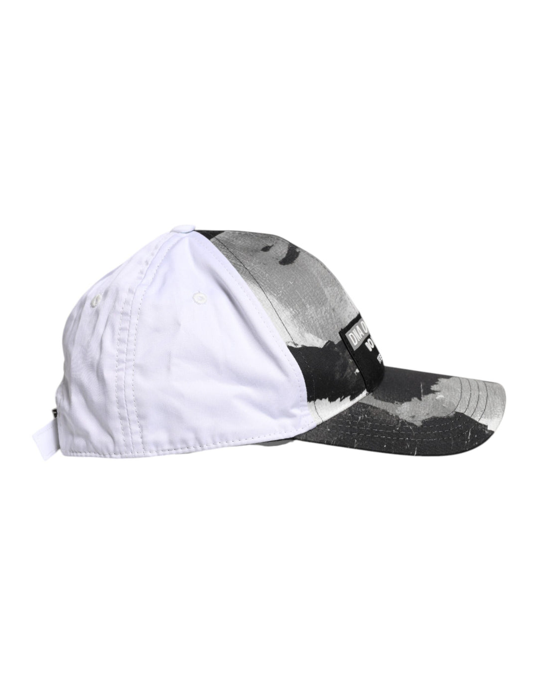 Dolce & Gabbana Weiß Grau Camouflage 6 Panels Baseballmütze