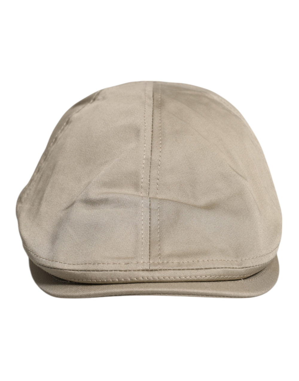 Dolce & Gabbana Beige Baumwolle Newsboy Capello Cabbie Hut