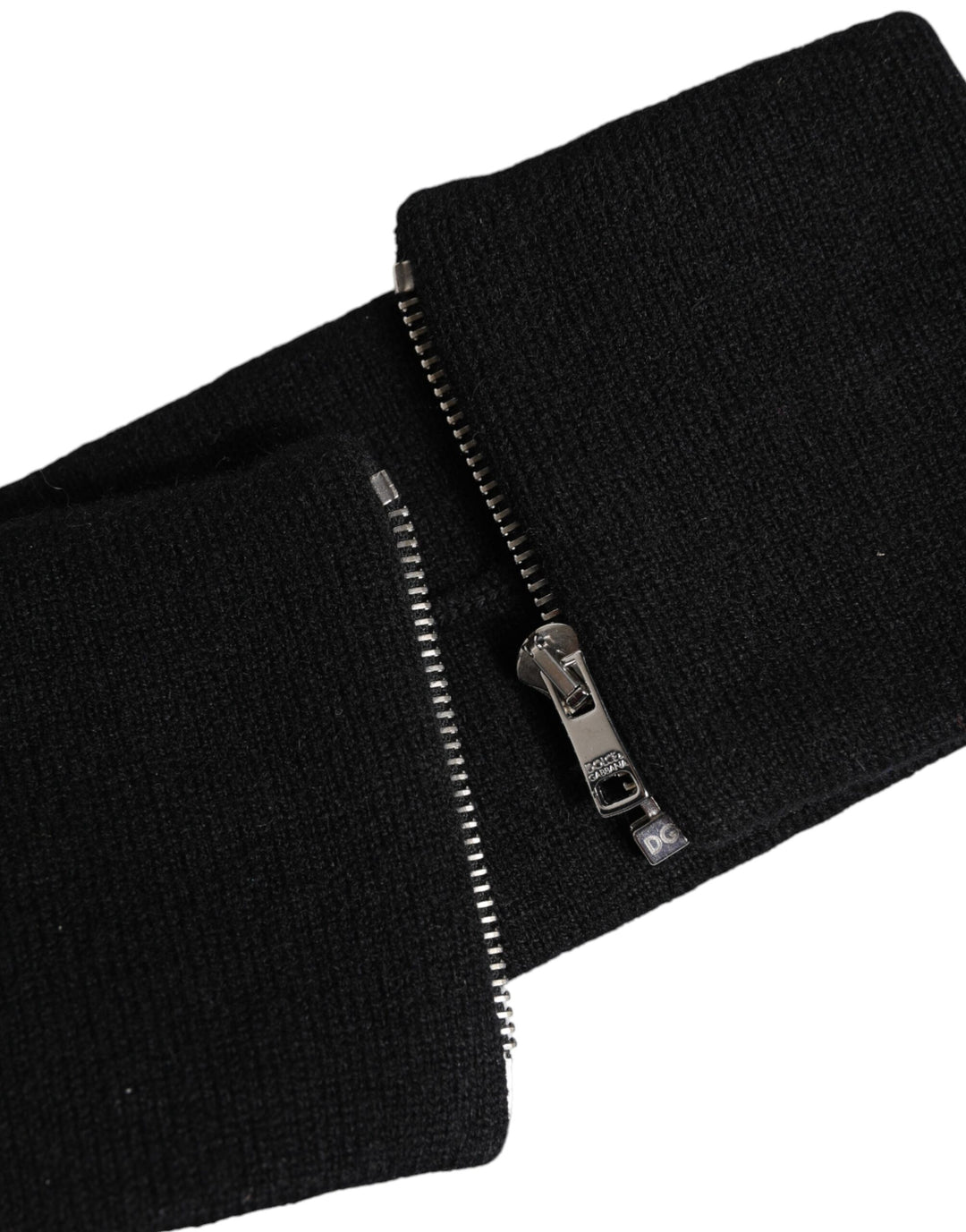 Dolce & Gabbana Schwarz Weiß Gestricktes Stirnband Hut