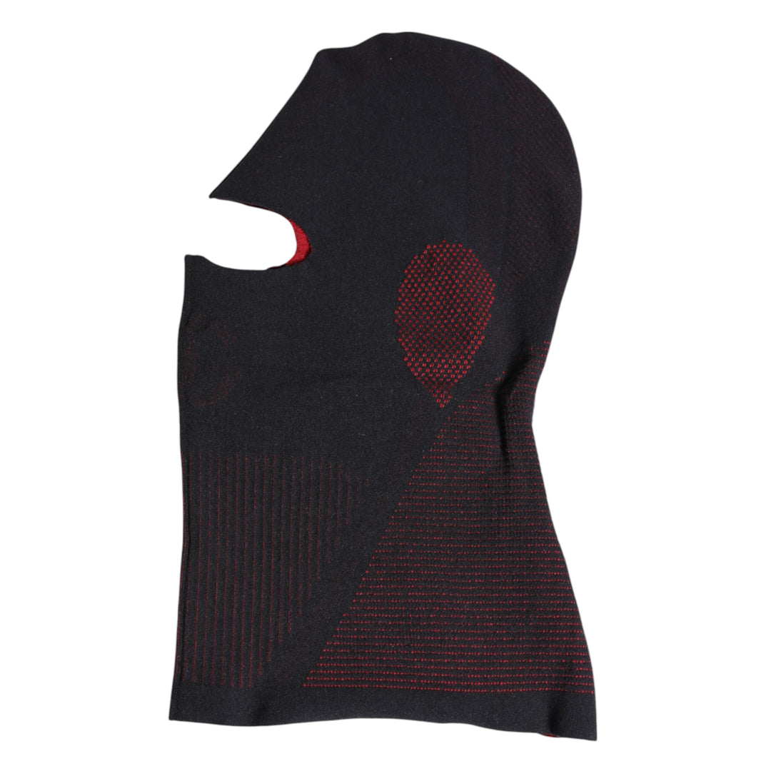 Dolce & Gabbana Schwarz Baumwolle gestrickt Skimaske Balaclava Hut