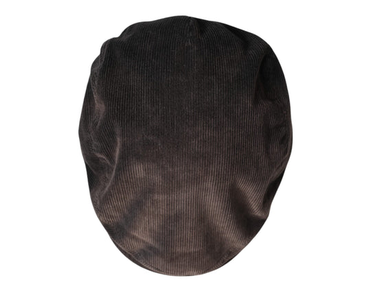 Dolce & Gabbana Brauner Baumwolle Newsboy Capello Cabbie Hut