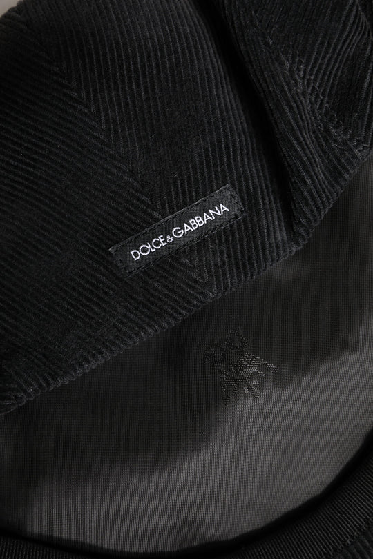 Dolce & Gabbana Brauner Baumwolle Newsboy Capello Cabbie Hut