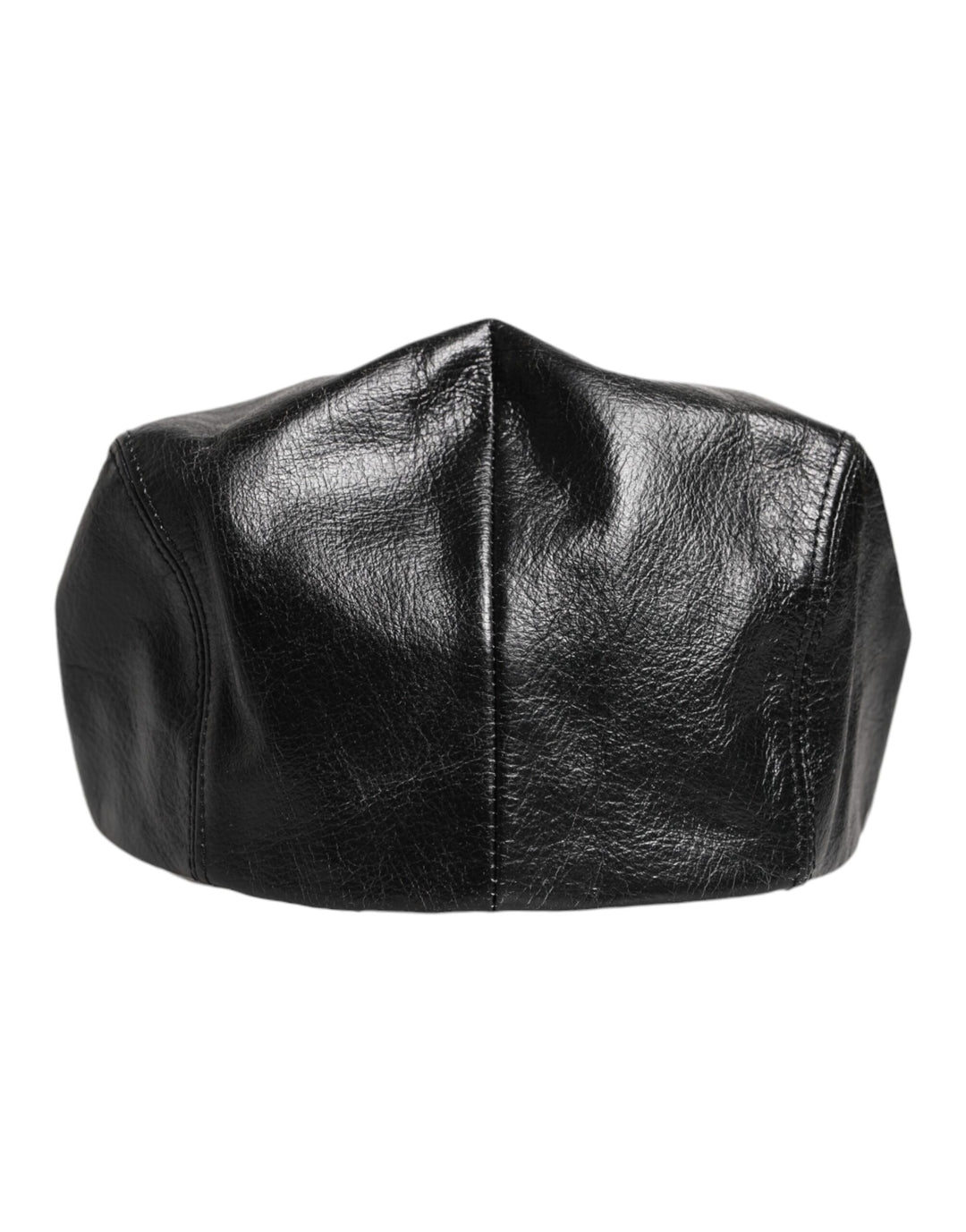 Dolce & Gabbana Schwarzes Kalb Newsboy Capello Cabbie Hut