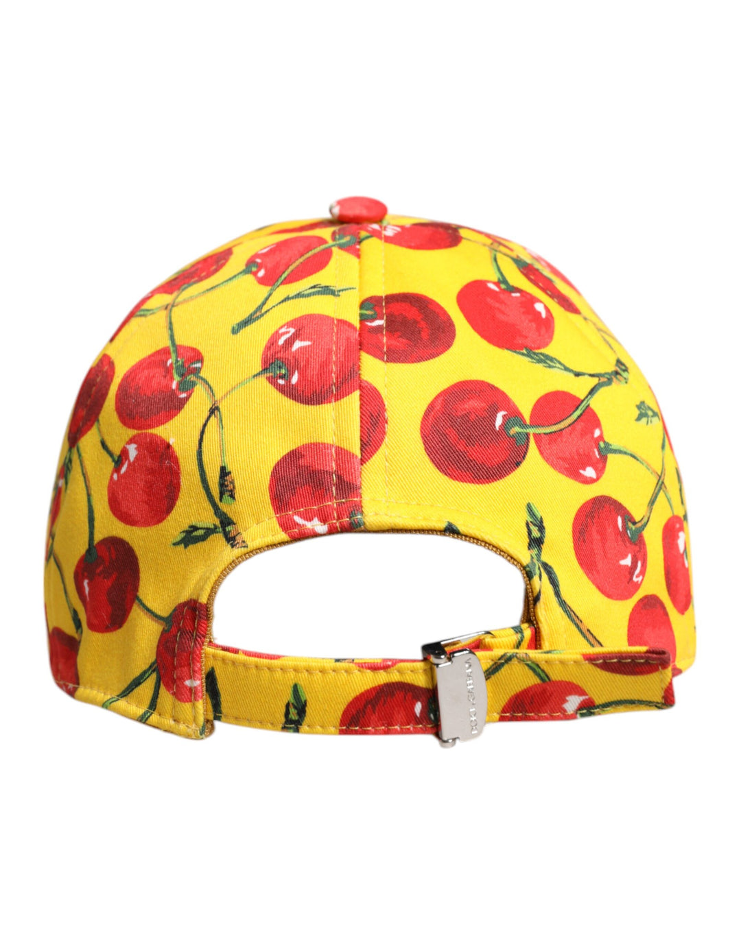 Dolce & Gabbana Gelbe Baumwolle bedruckt 6 Panels Baseballmütze