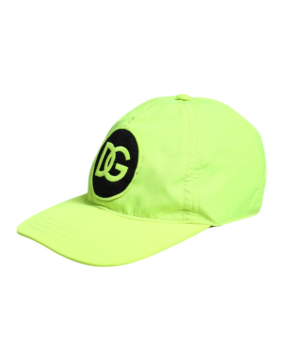 Dolce & Gabbana Gelb Grün DG Logo 6 Panels Baseballkappe