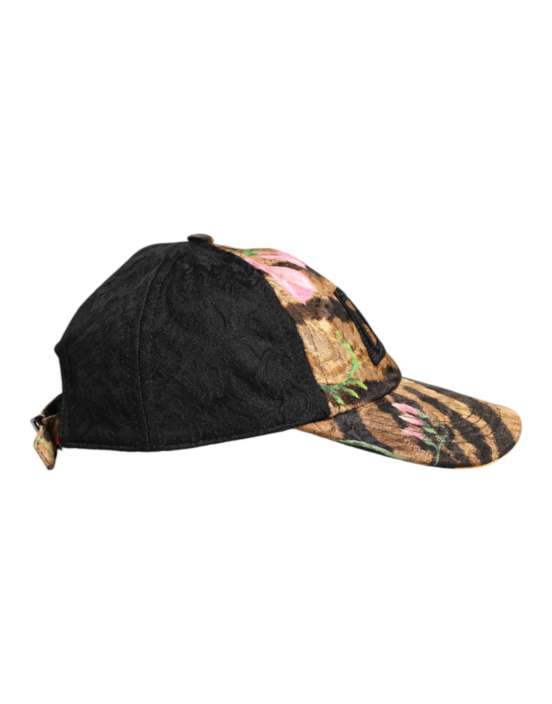 Dolce & Gabbana Multicolor DG Logo Patch 6 Panels Baseballmütze