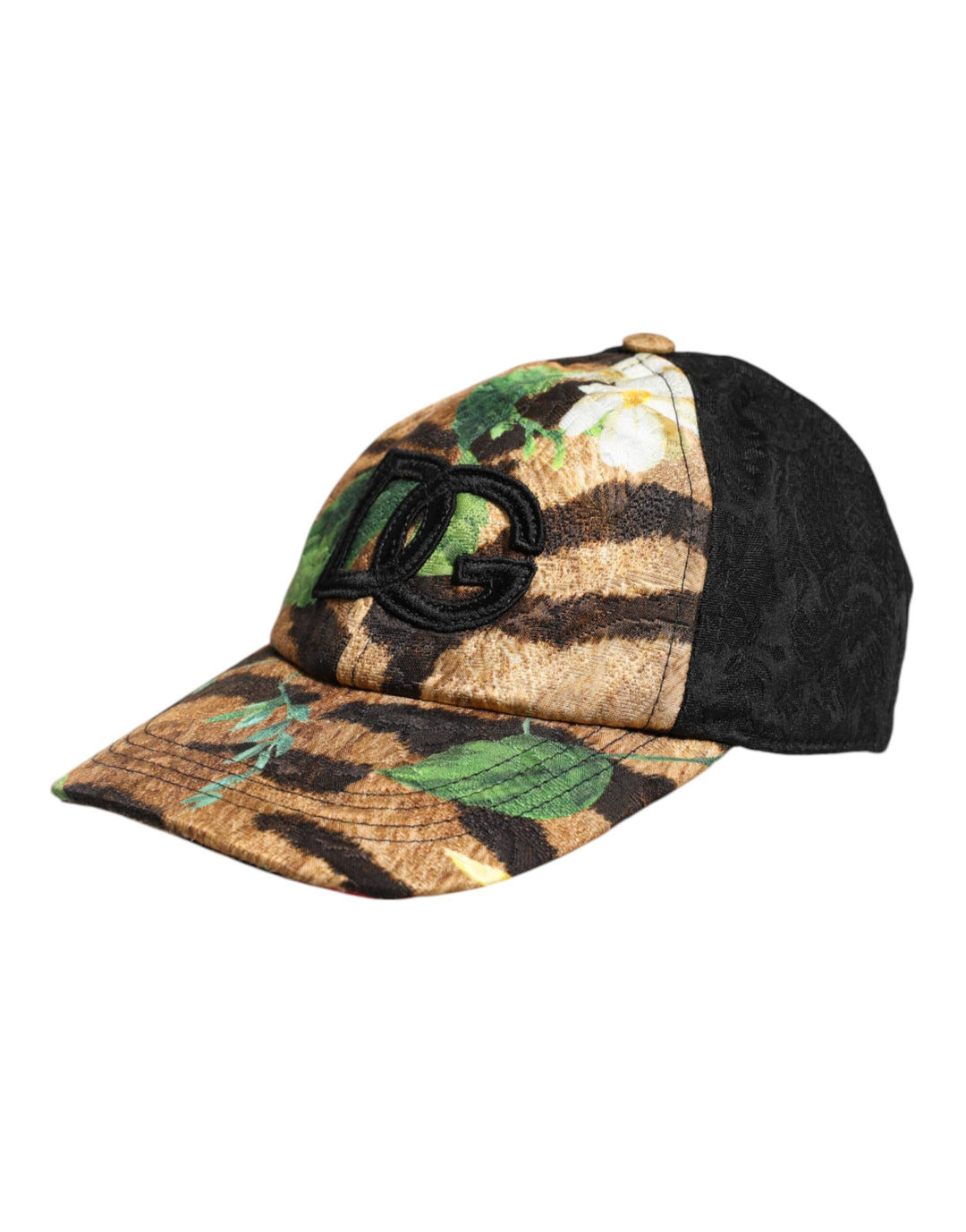 Dolce & Gabbana Multicolor DG Logo Patch 6 Panels Baseballmütze