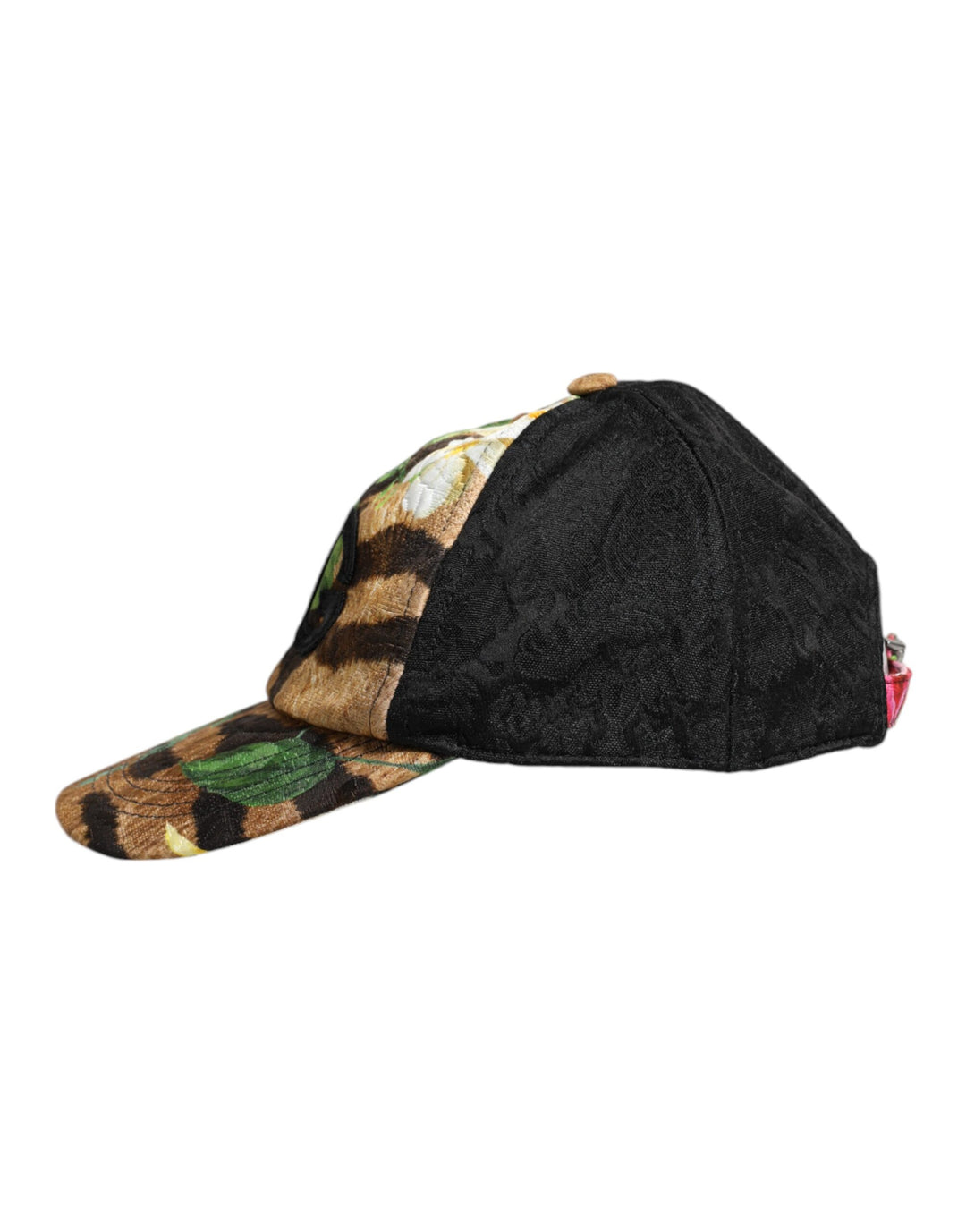 Dolce & Gabbana Multicolor DG Logo Patch 6 Panels Baseballmütze