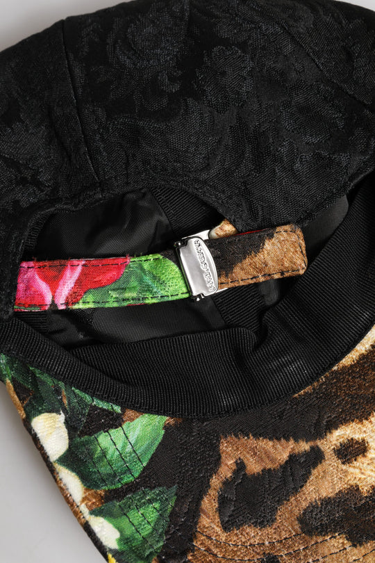 Dolce & Gabbana Multicolor DG Logo Patch 6 Panels Baseballmütze