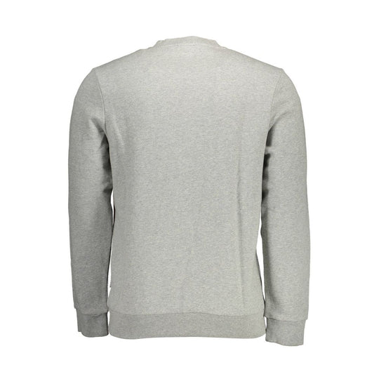 Napapijri Grauer Baumwollpullover für Männer