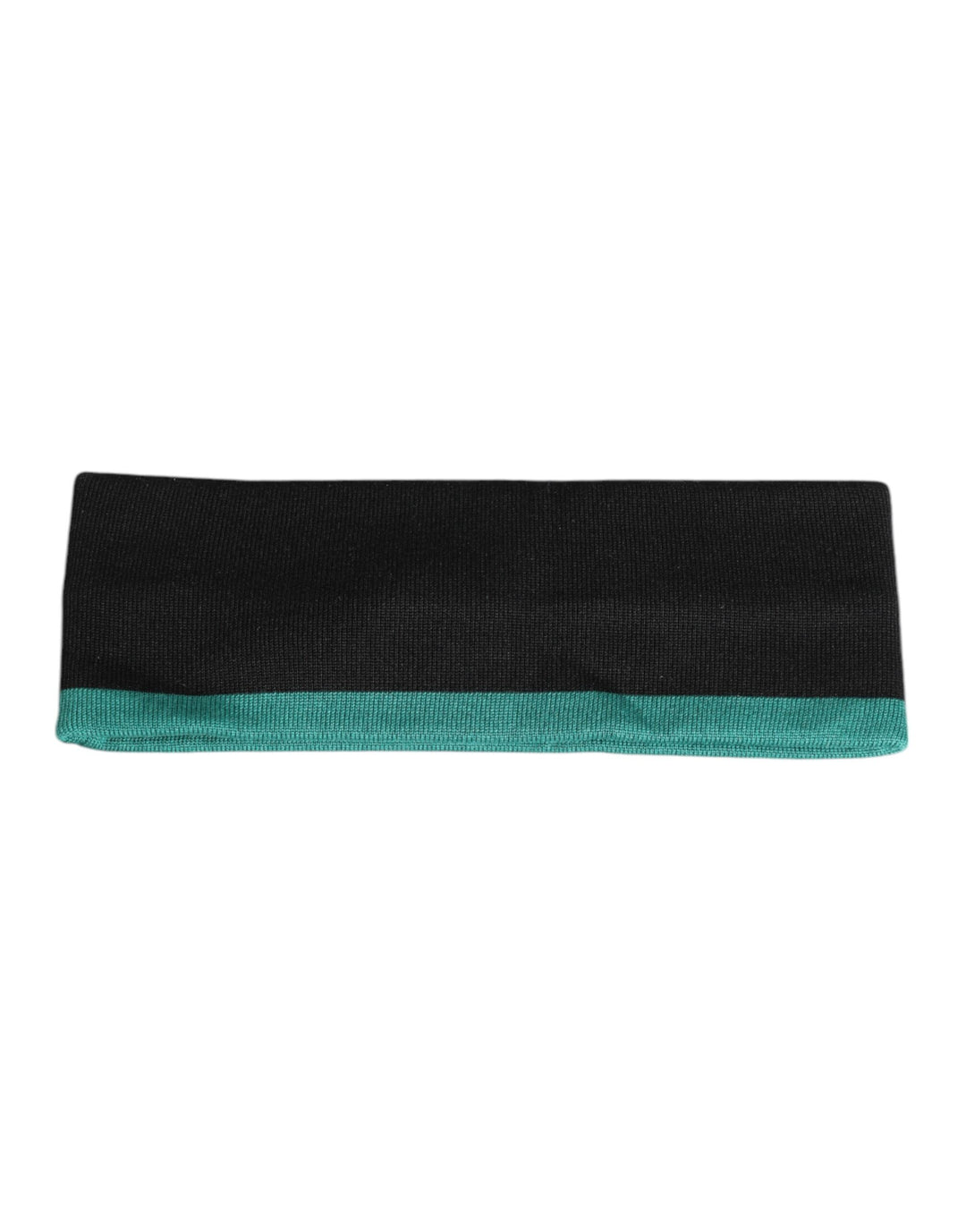 Dolce & Gabbana Schwarze Seide gestrickt DG Königin Stirnband Hut