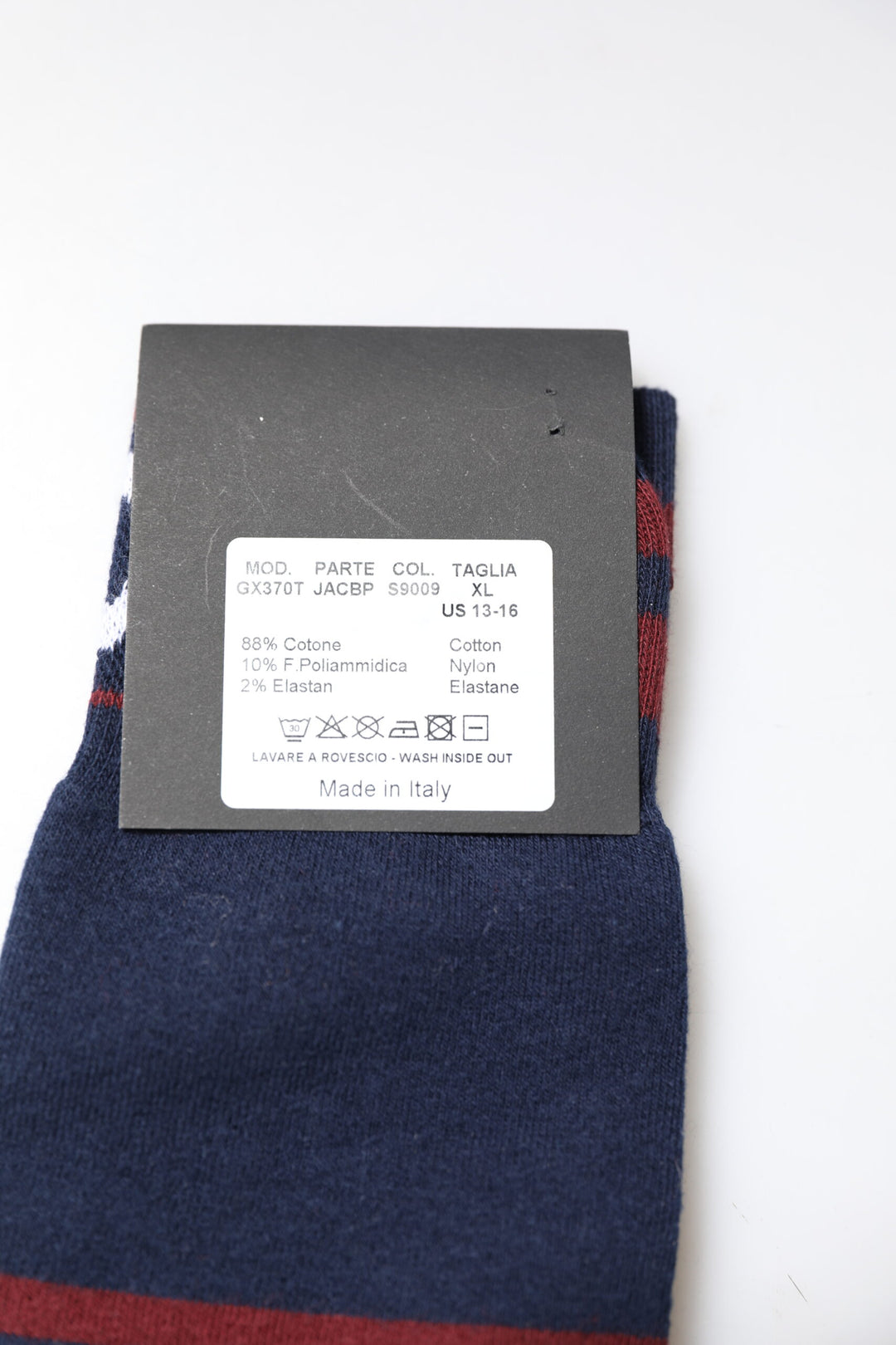 Dolce & Gabbana Blaue Baumwolle Logo Mid Calf Herren Socken