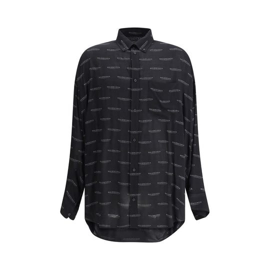 Balenciaga Hemd mit Logo