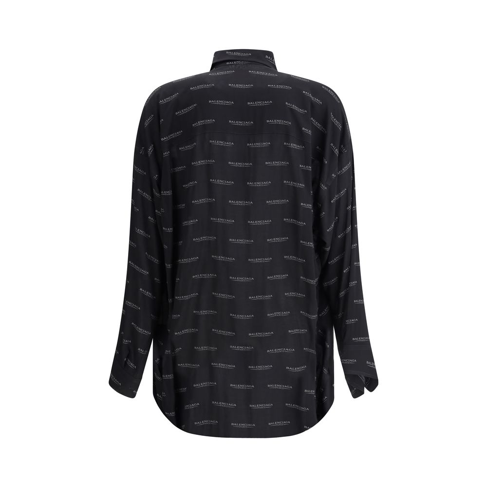 Balenciaga Hemd mit Logo