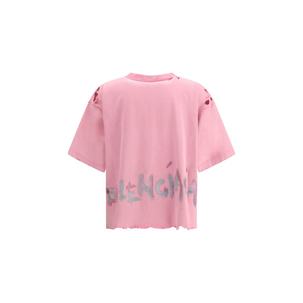Balenciaga Beschnittenes T-Shirt