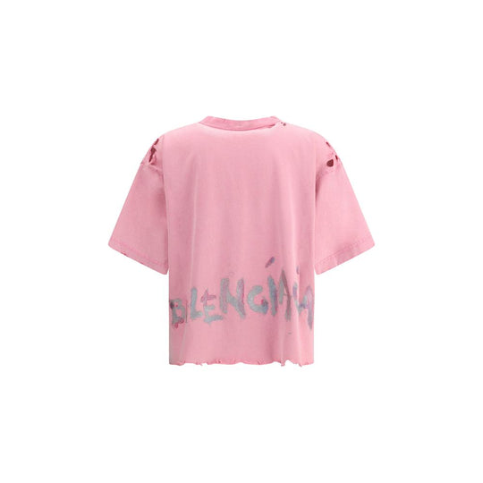 Balenciaga Beschnittenes T-Shirt