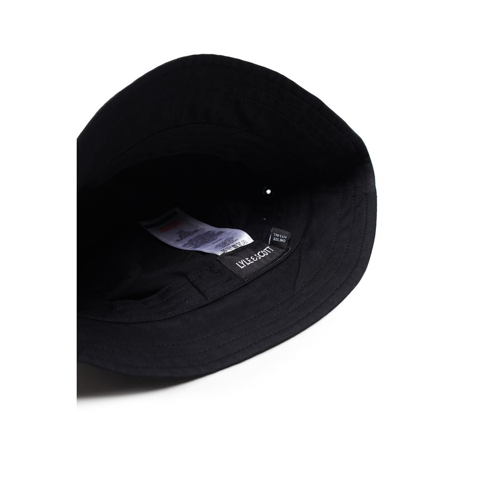 Lyle & Scott Schwarze Baumwollhüte &amp
