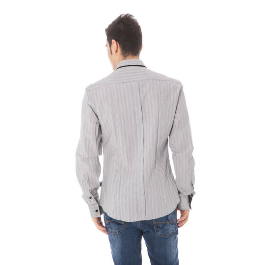 Costume National Weißes Baumwollhemd für Männer