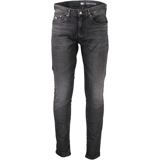 Tommy Hilfiger Schwarze Cotton Slim Herren Jeans
