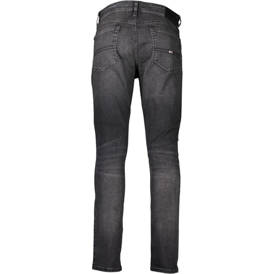 Tommy Hilfiger Schwarze Cotton Slim Herren Jeans