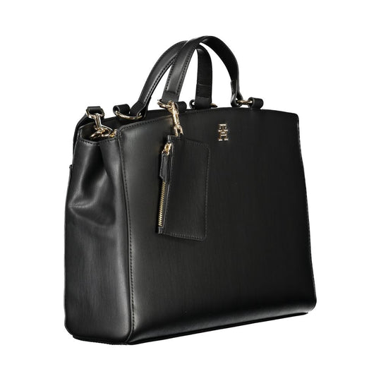 Tommy Hilfiger Schwarz Polyethylen Frauen Handtasche