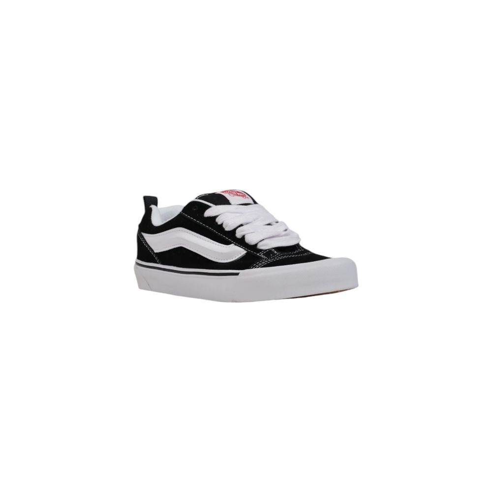 Vans Schwarzer und weißer Leder-Sneaker