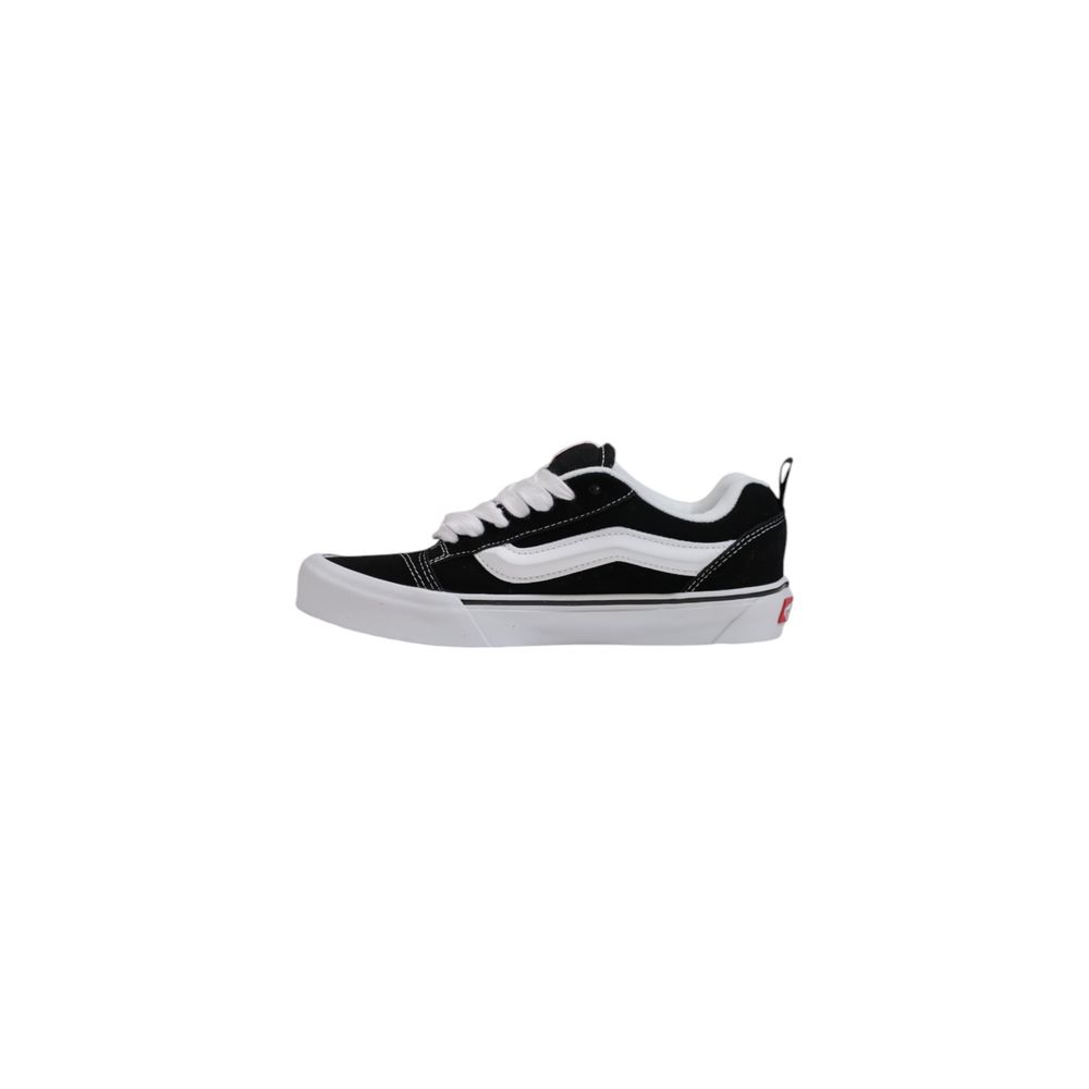 Vans Schwarzer und weißer Leder-Sneaker