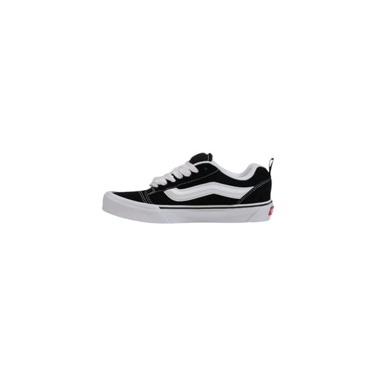 Vans Schwarzer und weißer Leder-Sneaker