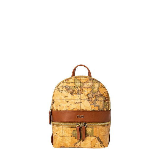 Alviero Martini Prima Classe Beige Lederrucksack