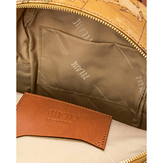 Alviero Martini Prima Classe Beige Lederrucksack