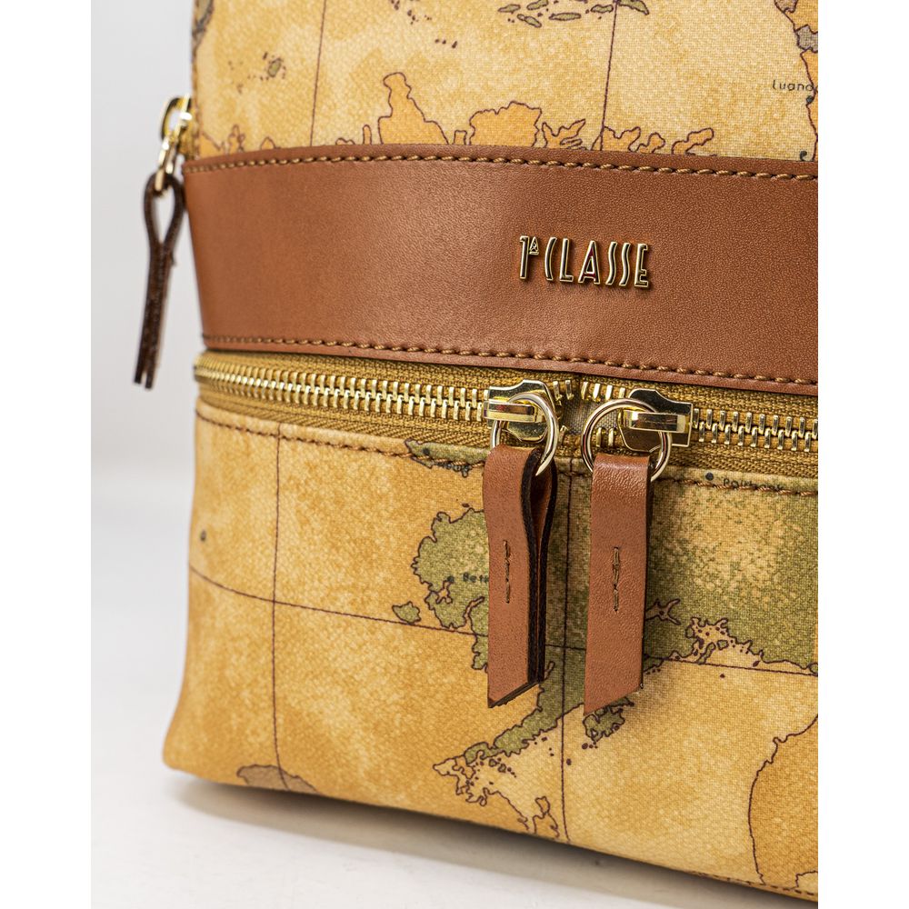 Alviero Martini Prima Classe Beige Lederrucksack