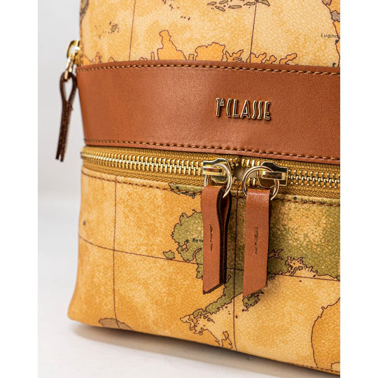 Alviero Martini Prima Classe Beige Lederrucksack