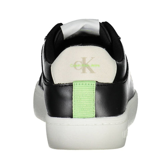Calvin Klein Schwarzer Polyester Damen Sneaker