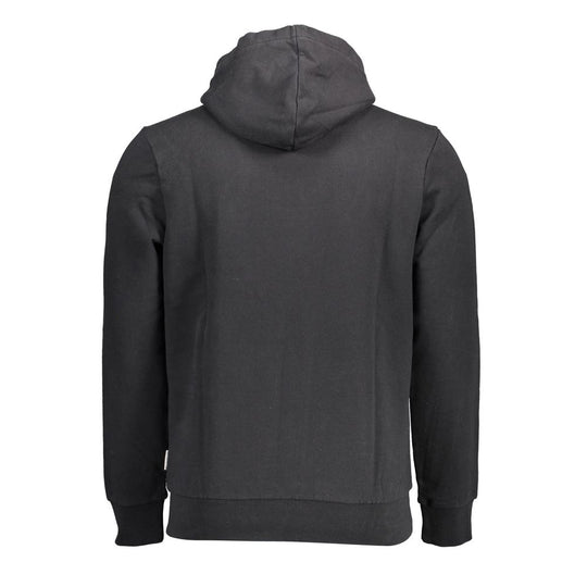 Napapijri Schwarzer Baumwoll-Hoodie für Männer