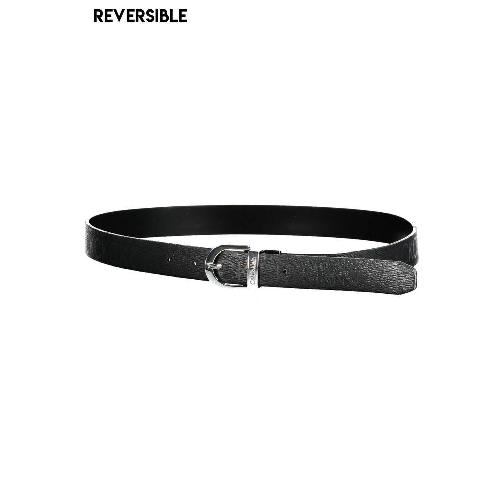 Calvin Klein Schwarzer Polyester Damengürtel