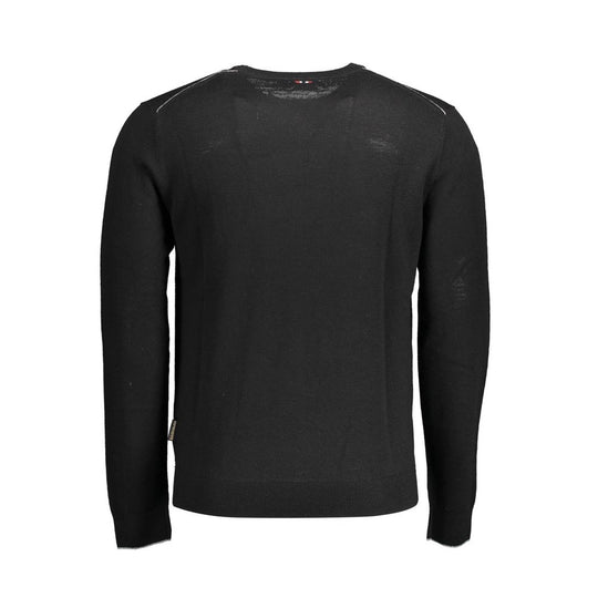 Napapijri Schwarzer Pullover aus Wolle für Männer