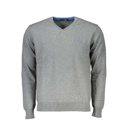 Harmont & Blaine Grauer Baumwollpullover für Männer