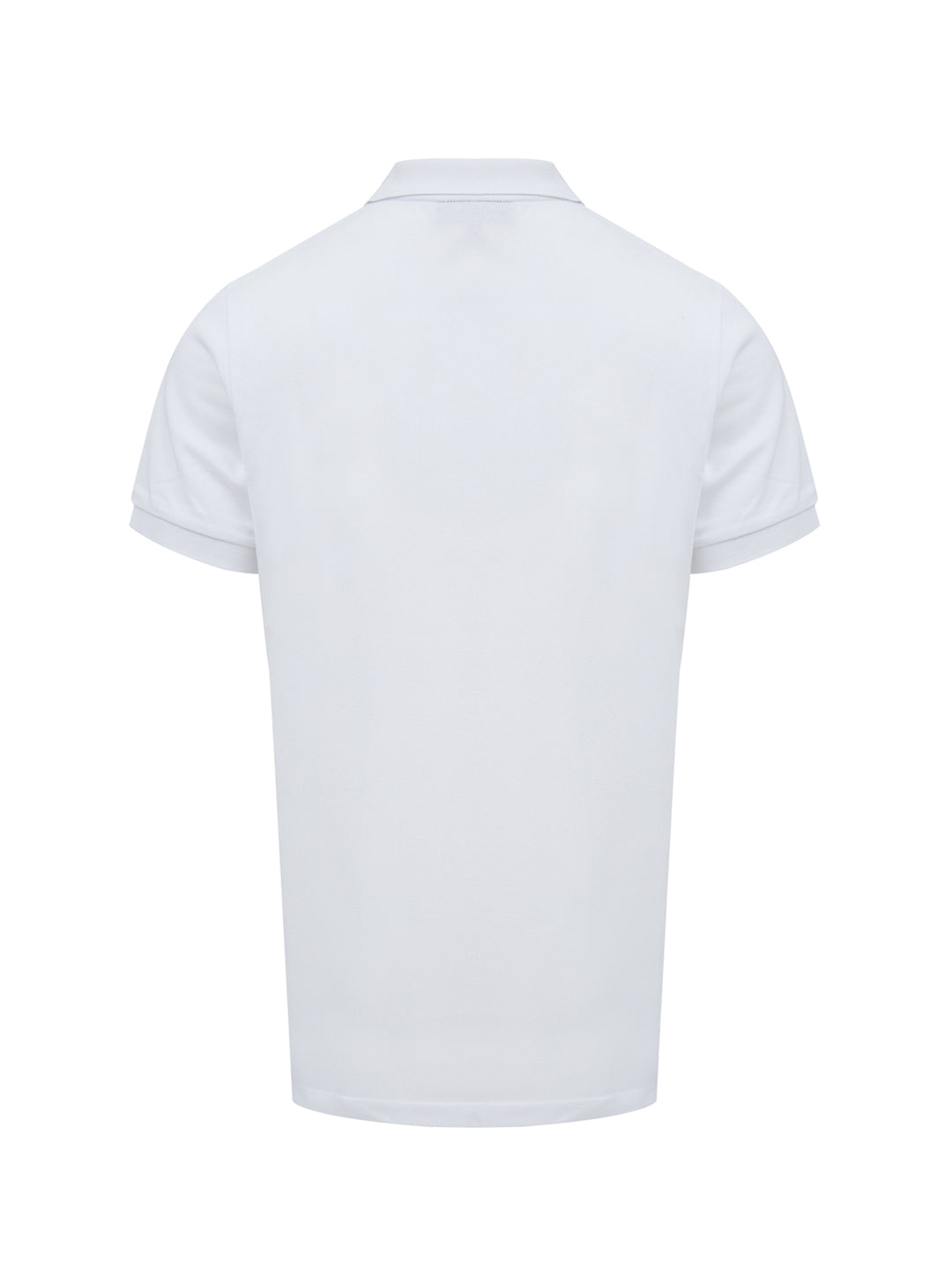 Burberry Weißes Polohemd mit Kragen aus Baumwolle