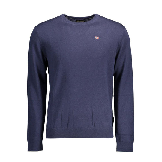 Napapijri Blauer Pullover aus Wolle für Männer