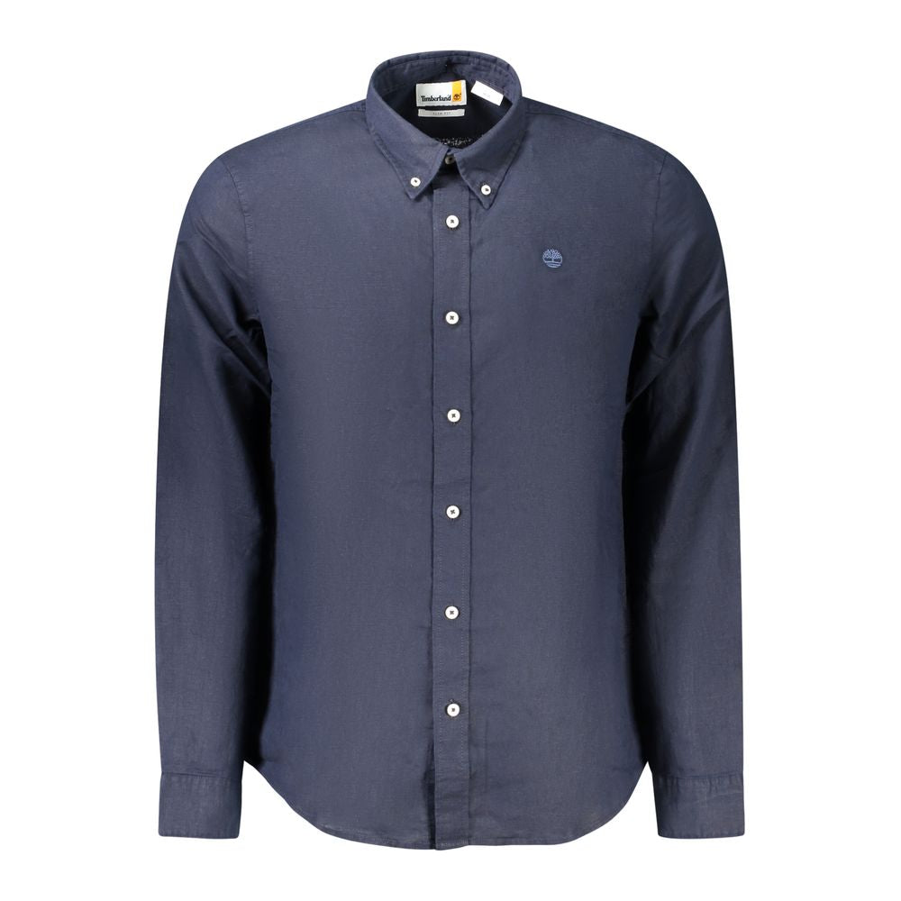 Timberland Blaues Baumwollhemd