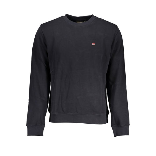 Napapijri Schwarzer Baumwollpullover für Männer