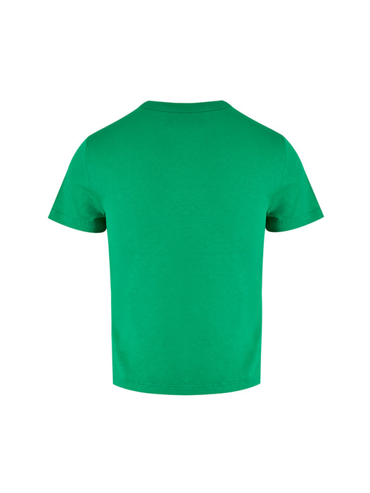 Gucci Grünes T-Shirt mit Logo aus Baumwolle