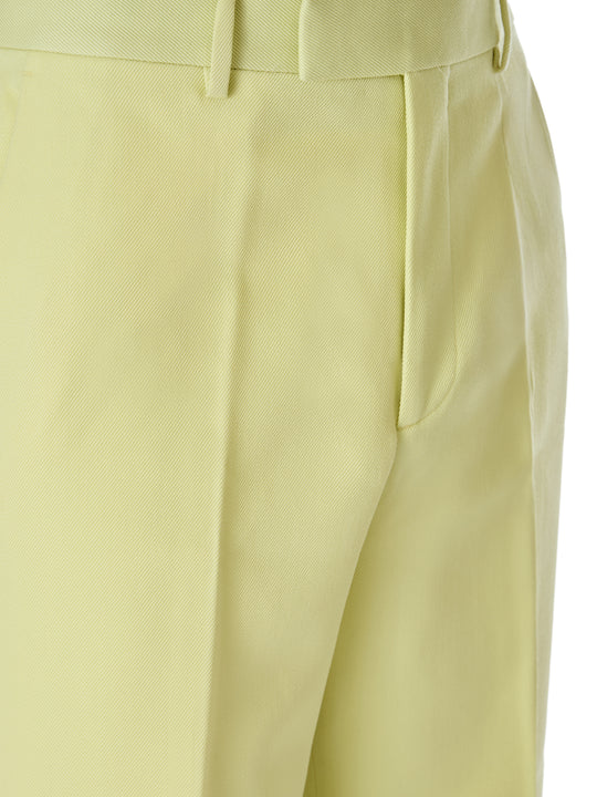 Gucci Limonengelbe Polyester-Hose